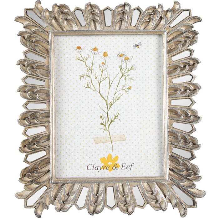 Clayre & Eef 2F0990 Rama foto 20x2x25 cm - 13x18 cm Culoare argintie