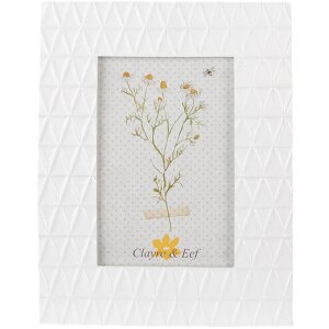 Clayre & Eef 2F1013 Cadru foto 17x1x22 cm - 10x15 cm Alb