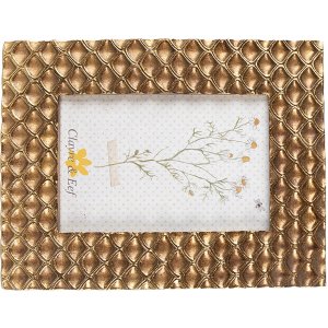 Clayre & Eef 2F1020 Rama foto 17x1x21 cm - 10x15 cm Culoare aurie