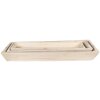 Clayre & Eef 5H0559 Castron de servire (set de 3) 70x20x9 - 66x15x7 - 61x11x6 cm Maro