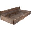 Clayre & Eef 5H0642 Suport pentru sticle de vin 57x28x14 cm Maro