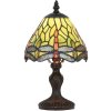 Clayre & Eef 5LL-5620 Lampă de masă Tiffany Ø 18x30 cm E14-max 1x25W Verde