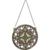 LumiLamp 5LL-6271 Tiffany fereastră imagine Ø 30x1 cm verde rotund