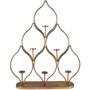 Clayre & Eef 5Y1086 Candelabru 61x13x76 cm Culoare cupru