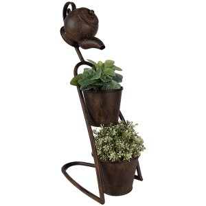 Clayre & Eef 5Y1159 Suport pentru plante 32x20x62 cm Brown