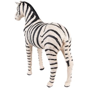 Clayre & Eef 65182M Decorațiune Zebra 27x10x28 cm Negru - Alb