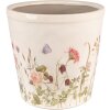 Clayre & Eef 6CE1555L Decorațiune ghiveci de flori Ø 21x19 cm Roz - Bej