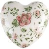 Clayre & Eef 6CE1565M Decorațiune Inimă Roz Bej 8x8x4 cm Ceramică Antică