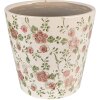 Clayre & Eef 6CE1566M Decorațiune Ghiveci de flori Ø 17x16 cm Roz - Bej