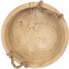 Clayre & Eef 6H1756CH Tavă lemn Ø 35x6 cm maro rotundă stil rustic