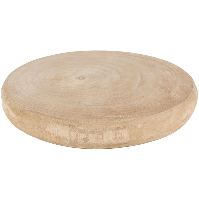 Clayre & Eef 6H1763CH Coaster Ø 30x4 cm maro rotund