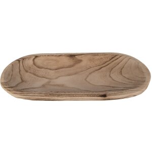 Clayre & Eef Bowl 40x18x4 cm Brown Wood Rectangle...