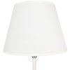 Clayre & Eef 6LMC0068 Lampă de masă Ø 18x44 cm E27-max 1x60W Alb - Argintiu