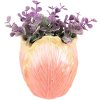 Clayre & Eef 6PR3623 Decorațiune Ghiveci de flori 12x8x15 cm Portocaliu