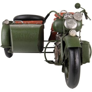 Clayre & Eef 6Y4962 Model motocicletă cu ataș 38x26x18 cm Verde