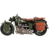 Clayre & Eef 6Y4962 Model motocicletă cu ataș 38x26x18 cm Verde