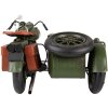 Clayre & Eef 6Y4962 Model motocicletă cu ataș 38x26x18 cm Verde