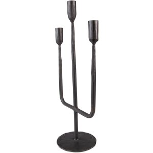 Clayre & Eef 6Y5443 Candelabru 21x12x43 cm Negru