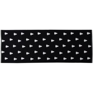 Clayre & Eef BWX64 Bandă de masă 50x140 cm negru -...