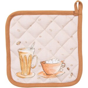 Clayre & Eef YFB45 Potholder 20x20 cm Bej