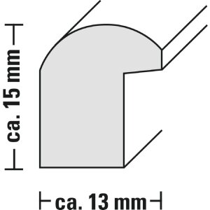 Hama cadru din plastic Swing 21x29.7 cm alb