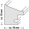 Hama cadru din lemn Creștere 10x15 cm până la 40x50 cm