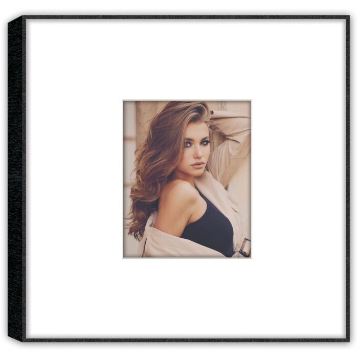 Rama foto ZEP Shelby negru 20x25 cm (48.5x48.5 cm)