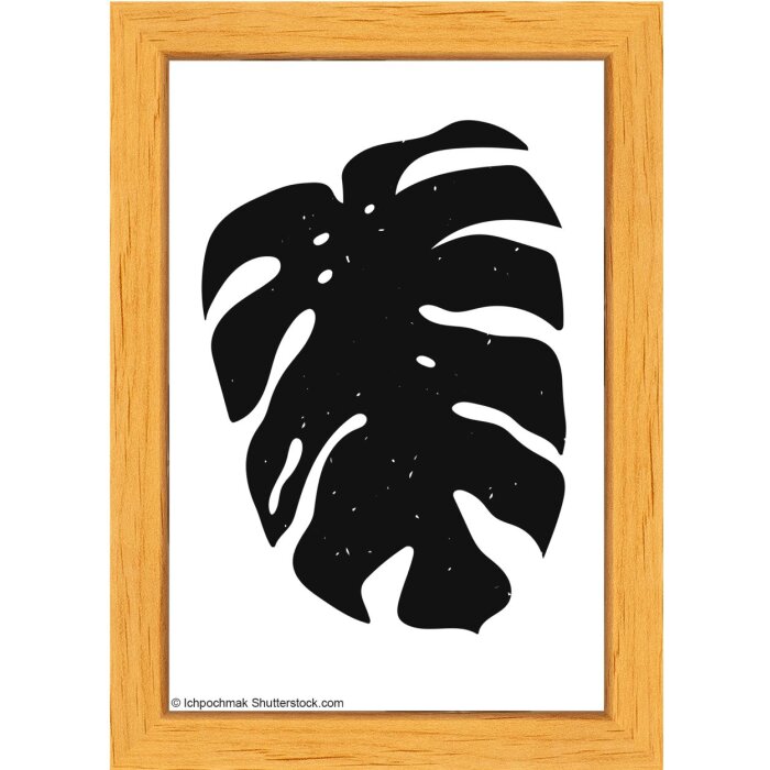 Walther cadru din lemn Liv Monstera 10x15 cm natural