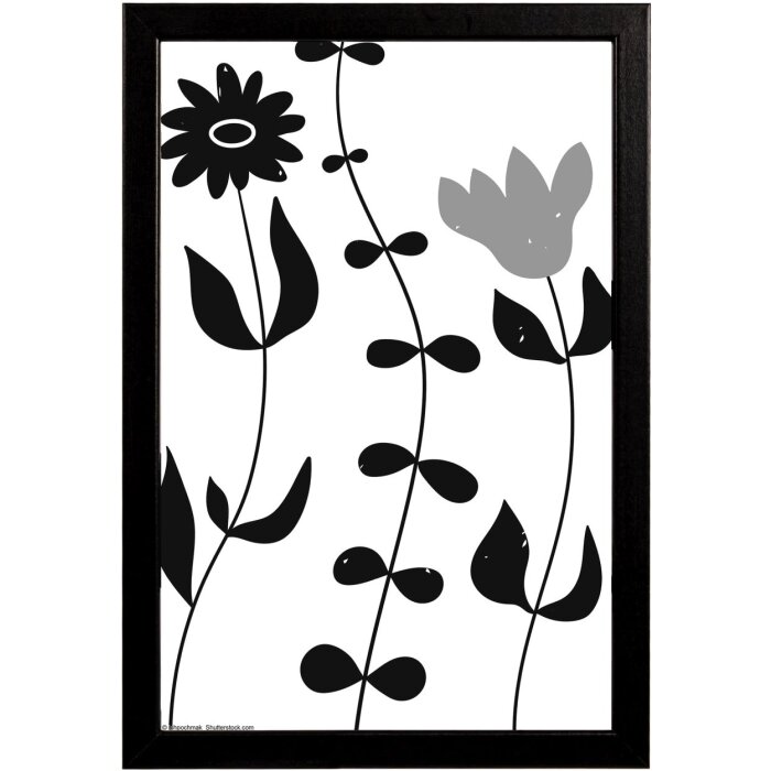 Walther cadru din lemn Liv Monstera 20x30 cm negru