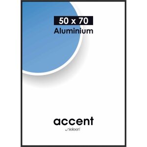 Nielsen aluminiu cadru Accent 42x59.4 cm DIN A2 negru mat