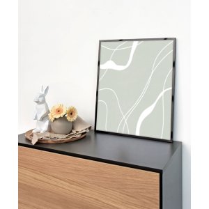 Nielsen aluminiu cadru C2 alb lucios 40x50 cm sticlă acrilică