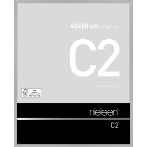 Nielsen aluminiu cadru C2 structură argint mat 40x50 cm...