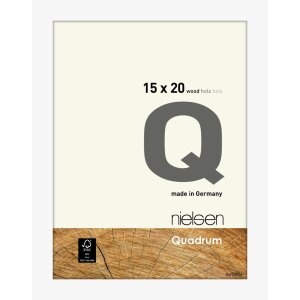 Nielsen cadru detașabil din lemn Quadrum 15x20 cm alb opac