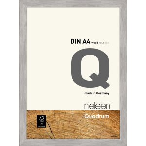 Nielsen lemn cadru detașabil Quadrum 21x29.7 cm ciment gri