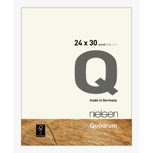 Nielsen cadru detașabil din lemn Quadrum 24x30 cm alb opac