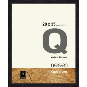 Nielsen cadru detașabil din lemn Quadrum 28x35 cm negru corb