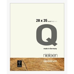 Nielsen cadru detașabil din lemn Quadrum 28x35 cm alb opac