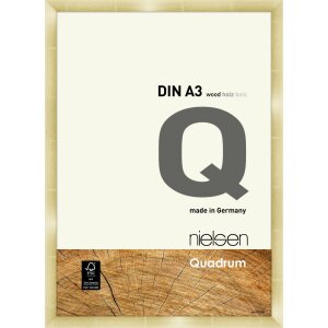 Nielsen cadru detașabil din lemn Quadrum 29,7x42 cm aur