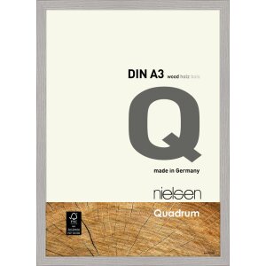 Nielsen lemn cadru detașabil Quadrum 29.7x42 cm ciment gri