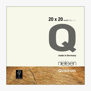 Nielsen cadru detașabil din lemn Quadrum 20x20 cm alb opac