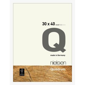 Nielsen cadru detașabil din lemn Quadrum 30x40 cm alb opac