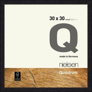 Nielsen lemn cadru detașabil Quadrum 30x30 cm corb negru