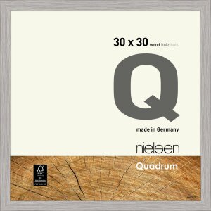 Nielsen lemn cadru detașabil Quadrum 30x30 cm ciment gri