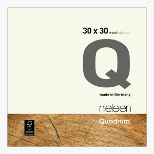 Nielsen cadru detașabil din lemn Quadrum 30x30 cm alb opac