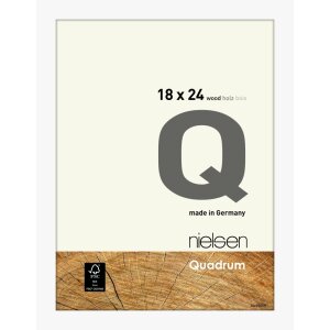 Nielsen cadru detașabil din lemn Quadrum 18x24 cm alb opac