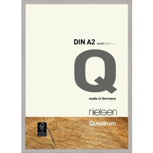 Nielsen lemn cadru detașabil Quadrum 42x59.4 cm ciment gri