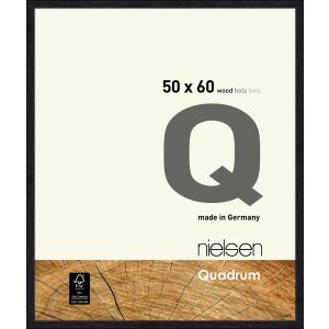 Nielsen cadru detașabil din lemn Quadrum 50x60 cm negru corb