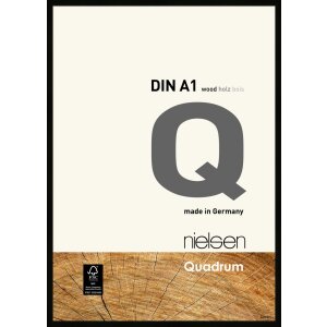 Nielsen cadru detașabil din lemn Quadrum 59.4x84.1 cm negru