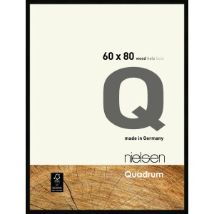 Nielsen cadru detașabil din lemn Quadrum 60x80 cm negru