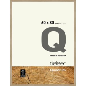 Nielsen lemn clip-on cadru Quadrum 60x80 cm stejar natural